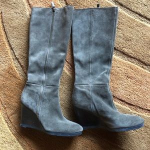 Franco Sarto Olive Green Suede Boots